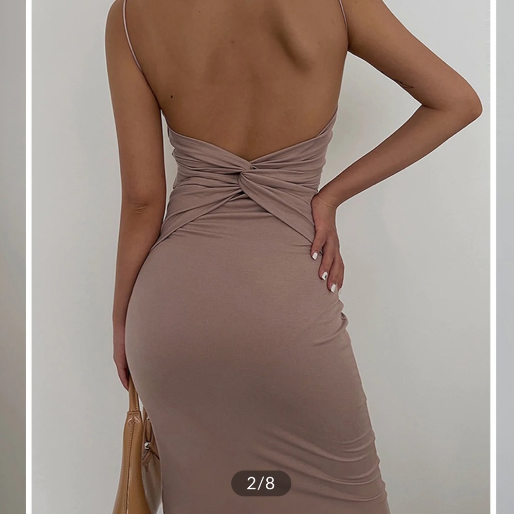 Commence twist back dress